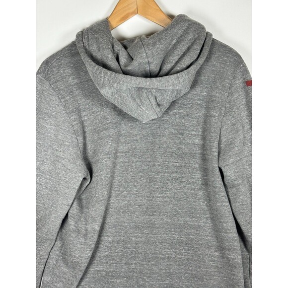 Aviator Nation Zip Up Hoodie Medium Gray Venice Ca Rainbow Logo Made in USA - Picture 4 of 13